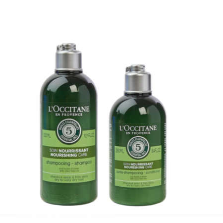 L'Occitane Aromachologie Nourishing Shampoo Routine 300ml + 250ml Conditioner