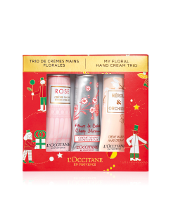 L'Occitane Christmas Floral Hand Cream Trio 2021
