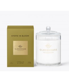Glasshouse KYOTO IN BLOOM Camellia & Lotus 380g Triple Scented Soy Candle