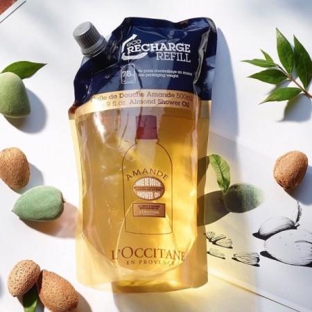 L'Occitane Almond Shower Oil 500ml Eco-Refill