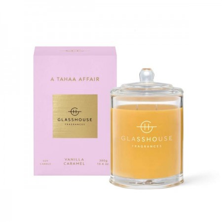 Glasshouse A Tahaa Affair Vanilla Caramel 380g Triple Scented Soy Candle