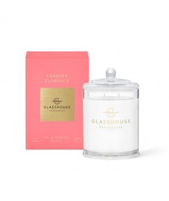 Glasshouse FOREVER FLORENCE WILD PEONIES & LILY 380g Triple Scented Soy Candle