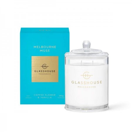 Glasshouse Melbourne Muse 380g Soy Candle Triple Scented Natural Handmade