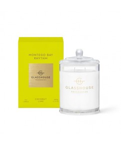 Glasshouse MONTEGO BAY RHYTHM COCONUT & LIME 380g Triple Scented Soy Candle