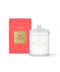 Glasshouse ONE NIGHT IN RIO PASSIONFRUIT & LIME 380g Triple Scented Soy Candle