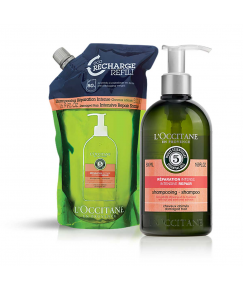 L'Occitane Aromachologie Intensive Repair Shampoo 500ml & EcoRefill 500ml Set