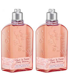 L'Occitane Cherry Blossom Bath & Shower Gel 250ml DUO
