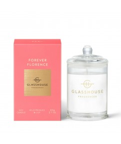 Glasshouse FOREVER FLORENCE Wild Peonies & Lily 60g Triple Scented Soy Candle